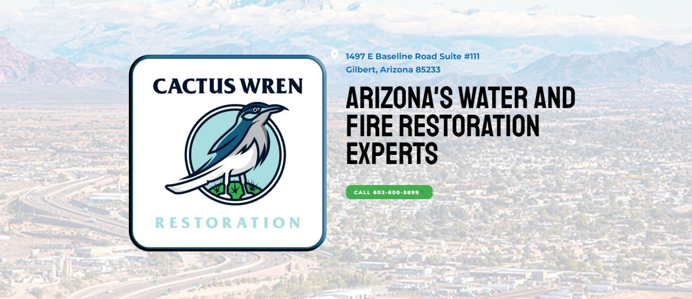 Cactus Wren Restoration – Water Damage Restoration Specialists